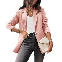 Durtebeua casual dugih rukava Blazer grafički jakne za ženske bluže i odijelo jakne plus veličina