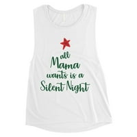 Mama želi milenu noćnu košulju ženske mišića