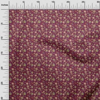 Onuone pamučni poplin Twill Dark Magenta tkanina Azijski Suzani Craft Projekti Dekor tkanina Štampano