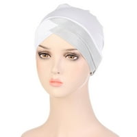 Haxmnou ženska casual glava kapa za šešire za glavu za glavu Turban kap za glavu turban kapu