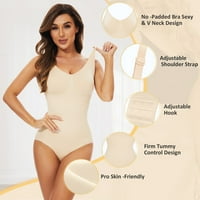 Žene za mršavljenje BodySuits Oblikovavi vrhovi Tummy Control Body Shaper Spaghetti remen Camisole Leotards