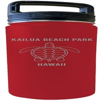 Park za plažu Kailua Hawaii Suvenir Oz ugravirani crveni izolirani dvostruki zidni nehrđajući čelik