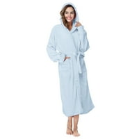 Haljina za spavanje Sayhi za žene rube za spavanje pidžama Loungewear Blue XXL