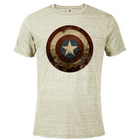 Marvel šta ako ...? Zombie Captain America Shield Standard - Pomiješana majica s kratkim rukavima za