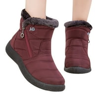 Homchy Cipele Ženske čizme za snijeg Zimski gležanj kratki čizmi vodootporna obuća tople cipele