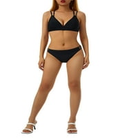 Ženske V-žice Cami Bikini Set Dame Dvostruke remene na ramenu Slatki trokutni kupaći kostimi za kupanje