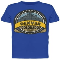 Grunge Denver Colorado Majica Muškarci -Mage by Shutterstock, muški X-veliki