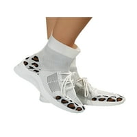 Gomelly Womenske čizme kliznu na čarapu čizme klina za čizme za gležnjeve lagani modni boot sport svakodnevno
