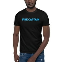 Plava vatrena kapetana kratkih rukava pamučna majica s nedefiniranim poklonima