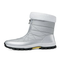 Dame topli čizmi plišani zimski čizmi Fau Fur Snow Boots Sports Okrugli nožni cipele Otvorene cipele