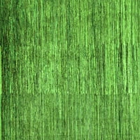 Ahgly Company Indoreni pravokutnik Sažetak Zeleni modernski prostirki, 4 '6'