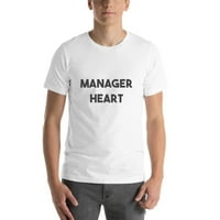 Manager Heart Bold majica kratkih rukava pamučna majica majica u nedefiniranim poklonima