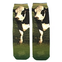 Čarape za sublimaciju crne i bijele krave