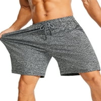 Rejlun Muške ljetne kratke hlače Mid struk Mini pantalone Solidne boje Classic Fit Plaža Kratke hlače