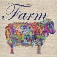 Poster o farmi ovaca Print Lauren Gibbons