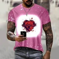 Vrijeme i trulentine Day Pokloni, Nova moda Ležerna Muška rukava T - Košulja Valentinovo Sport T - Košulja