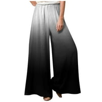 Specijalni uvodni modni ženski modni labavi casual gradijentni ispis elastičnih struka džepova bez ikakvih