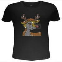 Bling Božić Slatka jelena ženska majica XMA-421-SC - M