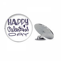 Sretan dan zaljubljenih slatka citat u obliku okruglog metalnog kašike