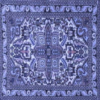 Ahgly Company Machine Persible Pravokutnik Perzijski plavi Tradicionalni prostirke, 2 '5'