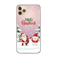 Zaštitna futrola za iPhone mini božićna tema Tanak pad zaštita od suncofrovanog poklopca Silikonski Xmas božićni dizajn TPU futrola