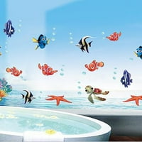 Cartoon Bubble Fish zidne naljepnice naljepnica naljepnica vodootporna kupaonica dječji dekor spavaće
