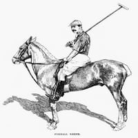 Foxhall Keene. Namerički Polo igrač. Graviranje, 1891. Poster Print by