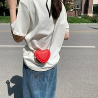 Mini torba za žene Ženska djevojka srčane kožne torbe za torbe