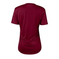 Ženska opuštena fit autentična majica ComfortSoft Crewneck crvena m