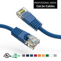 100ft CAT5E UTP Ethernet mrežom pokrenuta kabl plava, pakovanje