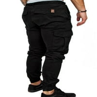 Wybzd muškarci Ležerne prilike Duge hlače Twill Jogger Hip Hop Elastični sportovi Slim Fit Stretch pantalone