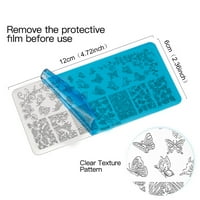ZTTD ploča za nokte Nail Art ploče Image Trake za žig Štampanje manikir Nail Stamper šablon ostavlja