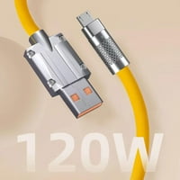 120W 6A Super brz punjenje Tip C Tečni silikon za Samsung USB iOS T4K9
