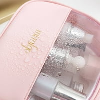 Torba za pranje šminke PU vodootporna prozirna kozmetička memorija