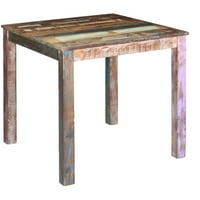 JS Trpezarijski stol Čvrsti rekulirano drvo 31.5 x32.3 x30