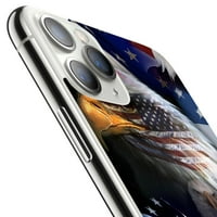 Koža za iPhone Pro Skins naljepnice vinilnih naljepnica naljepnice - USA Ćelavi orao u zastavi