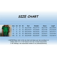 Kratki rukav vrhovi ženskih majica Slim Fit Tunic bluza Ispisana tees Crewneck Loose Classic verzija