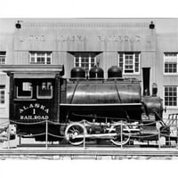 POSKAZZI SAL vlak motor u muzeju Anchorage Aljaska USA Print Print - In