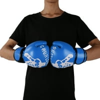 Boks rukavice Sanda rukavice Kenpo rukavice Par boks rukavice Sanda Boxglove Kenpo Trening praktikovanje za odrasle djeceBlue