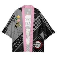 Demon Slayer Kimono Robe Cloak Set modni prozračni dizajn Kimono kostim sa šorctima za prijatelje djeteta