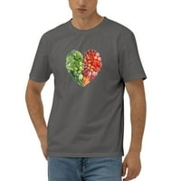 Voće i povrće pamučne majice duboko heather medium