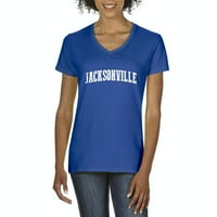 Arti - Ženska majica V-izrez kratki rukav - Jacksonville