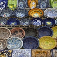 Tuniska keramika, Port El Kantaoui, Tunis, Svjetska kultura Ispružena platna Zidna umjetnost Walter