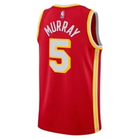 Unise Nike Dejounte Murray Red Atlanta Hawks Swingman Jersey - Edition icon