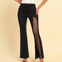 Ljetne pantalone za žene Ženska modna tanka pričvrsna mreža za spajanje visokog struka Hip vrećica Micro