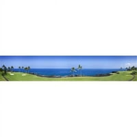 Drveće u golf terenu Kona Country Club Ocean Tereng Kailua Kona Havaji Poster Print by - 12