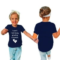 Djevojke majice Kid i tinejdžer Unise TOP TOPLJENJE SHORT SHOW FUN Print majica za djecu do godina zauzeta