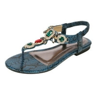Miayilima Green Sandale žene Flip remene sandale flops za žene kopče sandale klinovi cipele ljetne modne