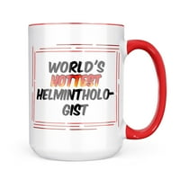 Neonblond Worlds Najtoplije Helmintholog krig poklon za ljubitelje čaja za kavu