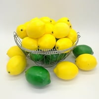 Hesoicy High Simulacijski umjetni limunov voćka, manja i ne deformirana realnim izgledom, mekim materijalom
